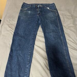 Men's Relaxed Dark Blue Denim Jeans